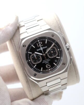 Bell & Ross BR05 Chronograph 42mm Black Dial Automatic Steel Men's Watch