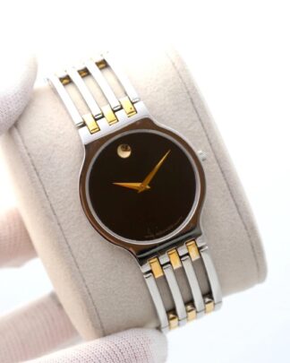 Movado Esperonzo 2 Tone 32mm Back Museum Dial Quartz Unisex Watch