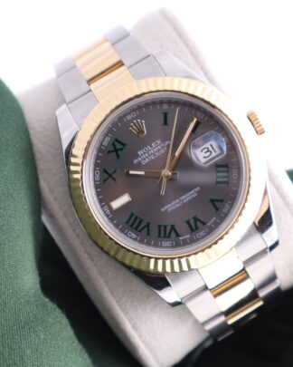 Rolex Datejust II 'Wimbledon' 41mm 116333 Steel & Gold 2016 Men's Watch