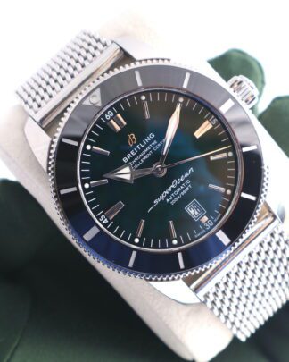 Breitling Superocean Heritage II Green AB2020 46 mm Stainless Steel Men's Watch