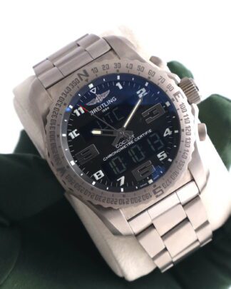 Breitling Cockpit B50 46 mm Titanium Black Dial EB501022/BD40 Quartz Men's Watch