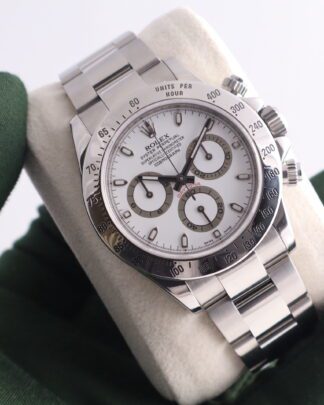 Rolex Cosmograph Daytona 116520 White Dial 40 mm Men's Watch