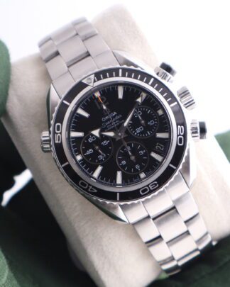 Omega Seamaster Planet Ocean Chronograph Rare Automatic 38 mm Women's Watch