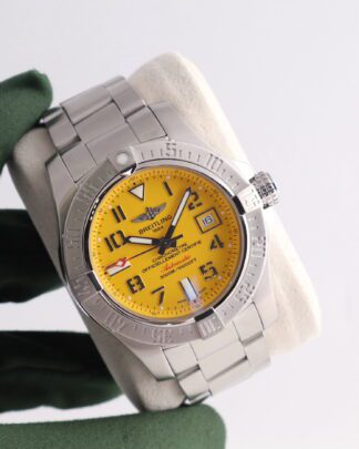 Breitling Avenger II Seawolf Yellow Dial A17331 45 mm Automatic Men's Watch